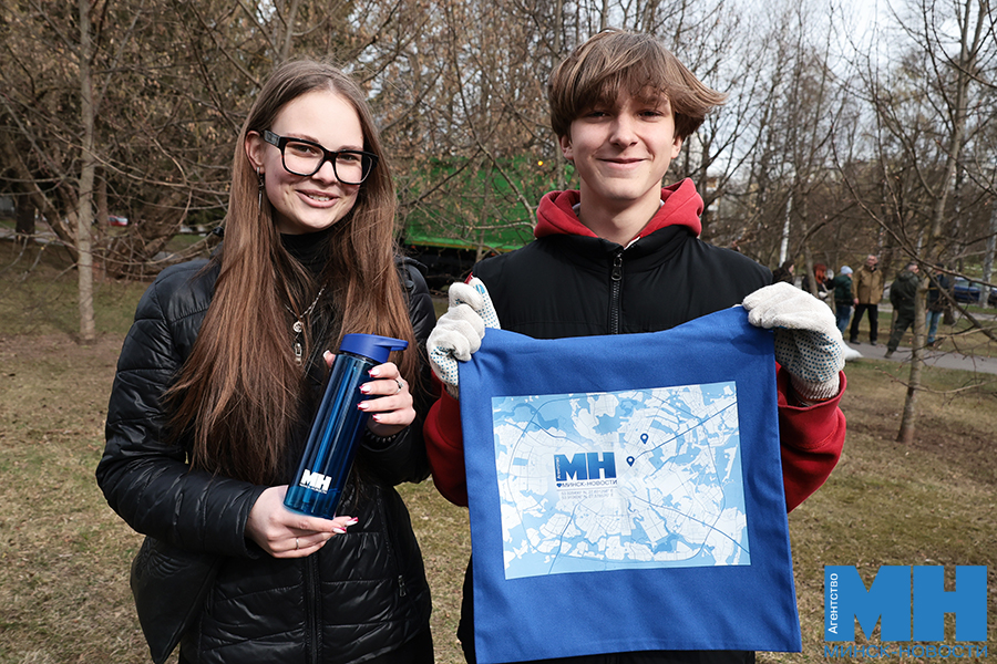 2026-04-10 Субботник агентства Минск-Новости. Фото Сергея Мицевича.