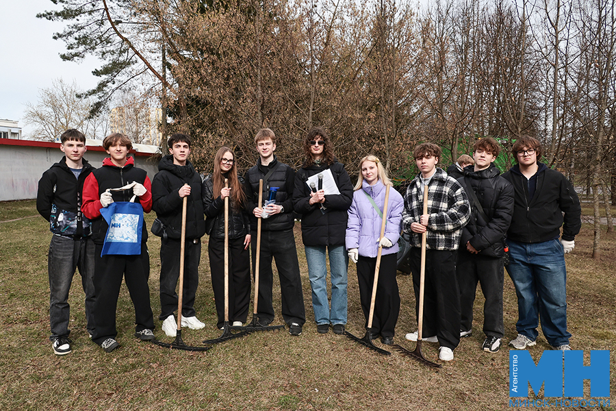 2026-04-10 Субботник агентства Минск-Новости. Фото Сергея Мицевича.