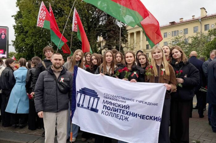 Учащиеся Минского политехнического колледжа в эпицентре патриотических торжеств